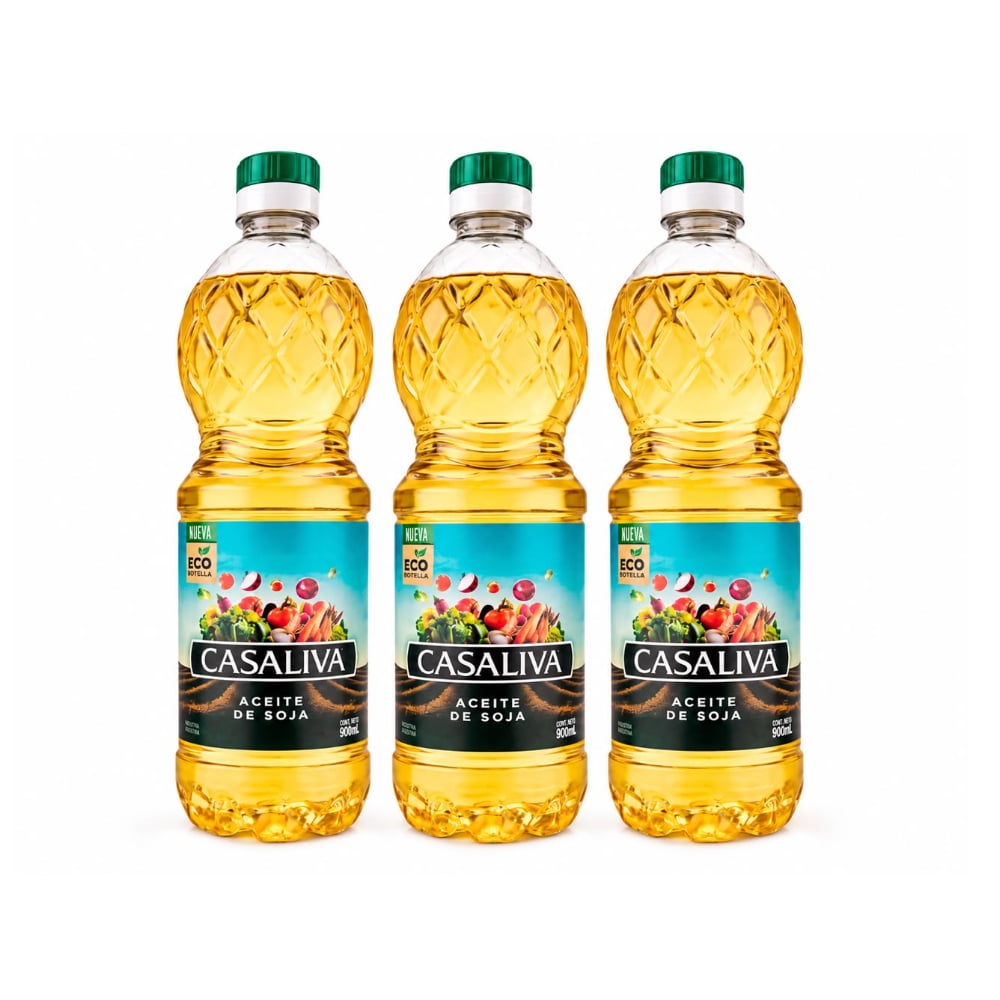 Aceite de soja Casaliva ( 3 x 900 ml) - Imagen 1