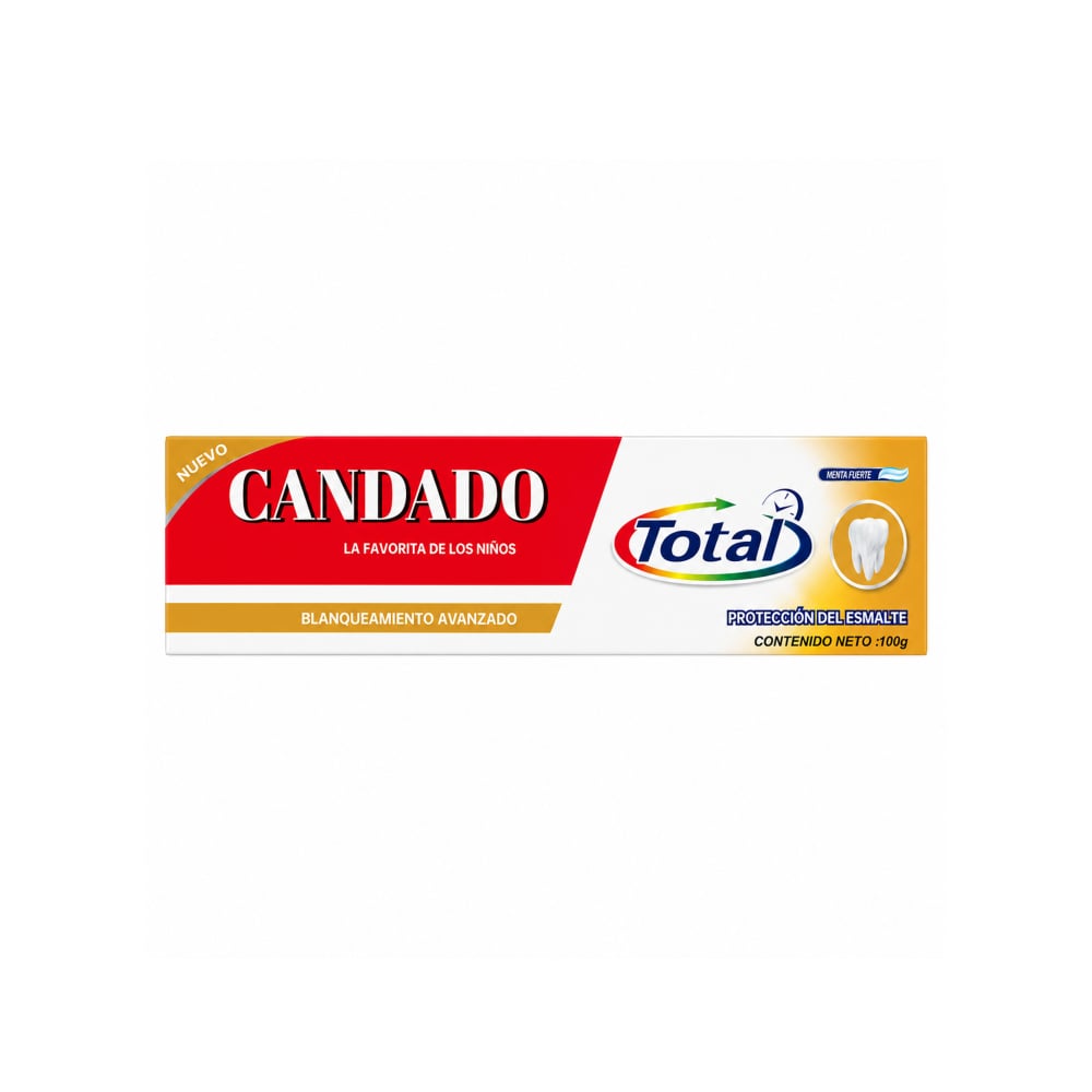 Pasta dental anticaries sabor menta fuerte Candado (100 g / 3.52 oz) - Imagen 1