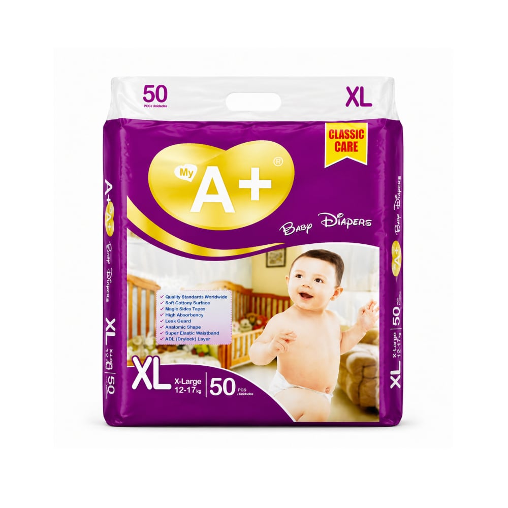 Pañales desechables - culeros - para bebé etapa 4 - Talla XL (50 U) - Imagen 1