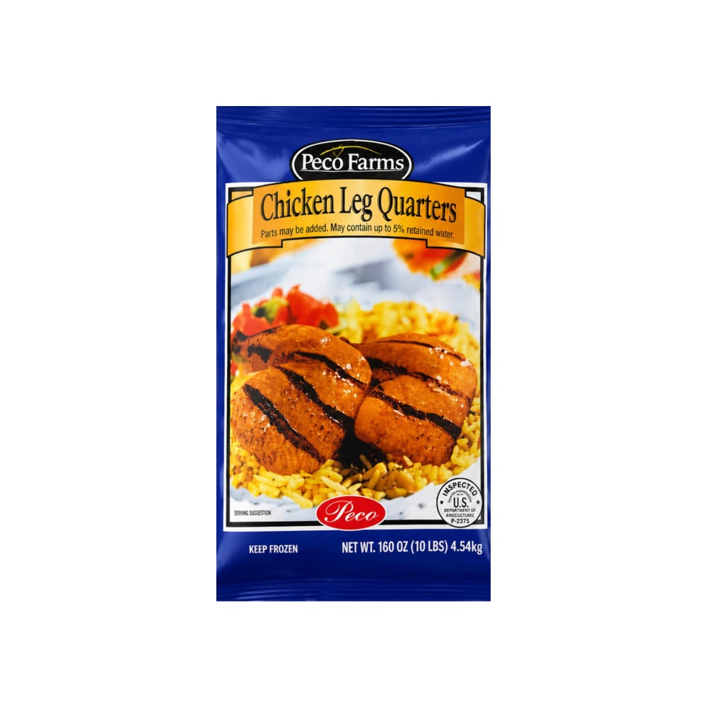 Cuartos traseros de pollo Peco Farms (4.54 kg / 10 lb) - Imagen 1