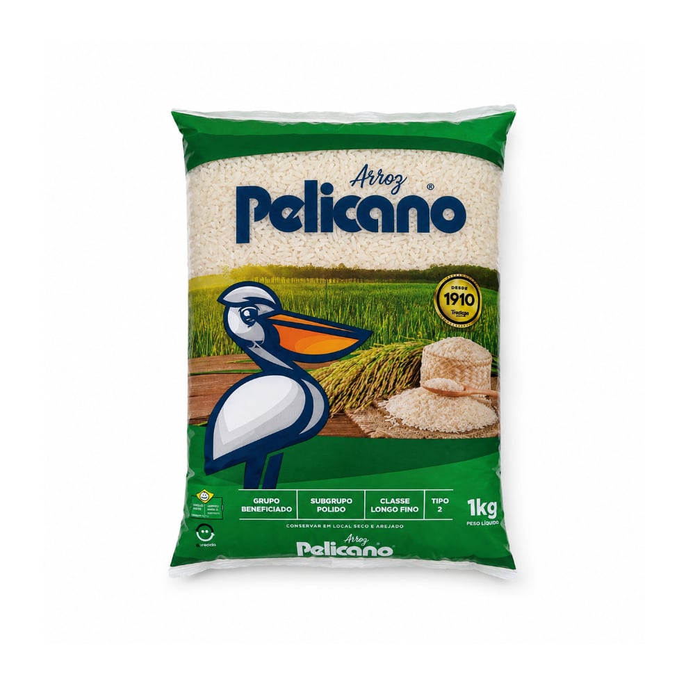 Arroz de grano largo Pelicano (1 kg / 2.2 lb) - Imagen 1