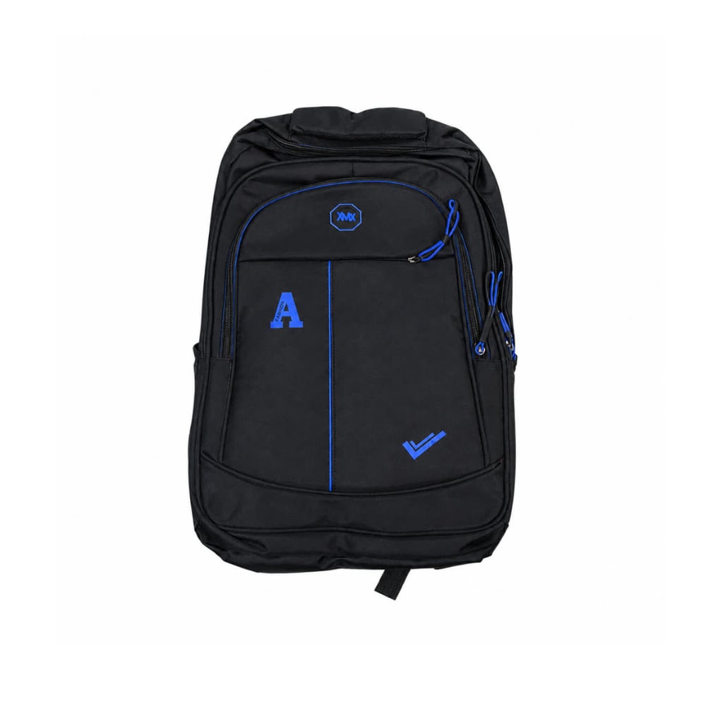 Mochila color negro y azul X.M.X (1 U) - Imagen 1