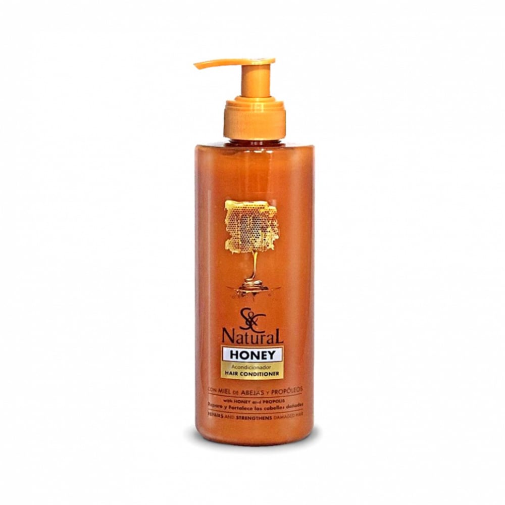 Acondicionador con miel de abejas y propóleos Natural Honey S&C (400 ml) - Imagen 1