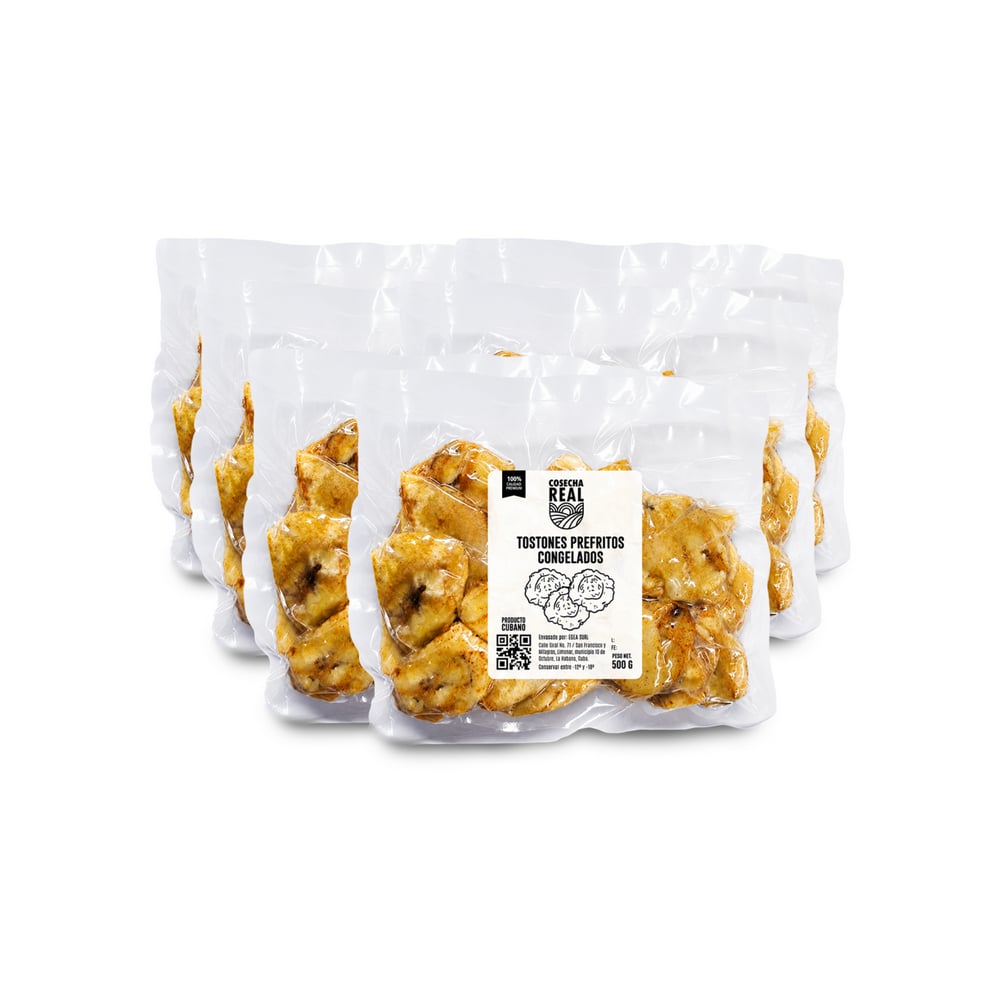 Tostones prefritos congelados Cosecha Real (6 x 500 g / 1.1 lb) - Imagen 1