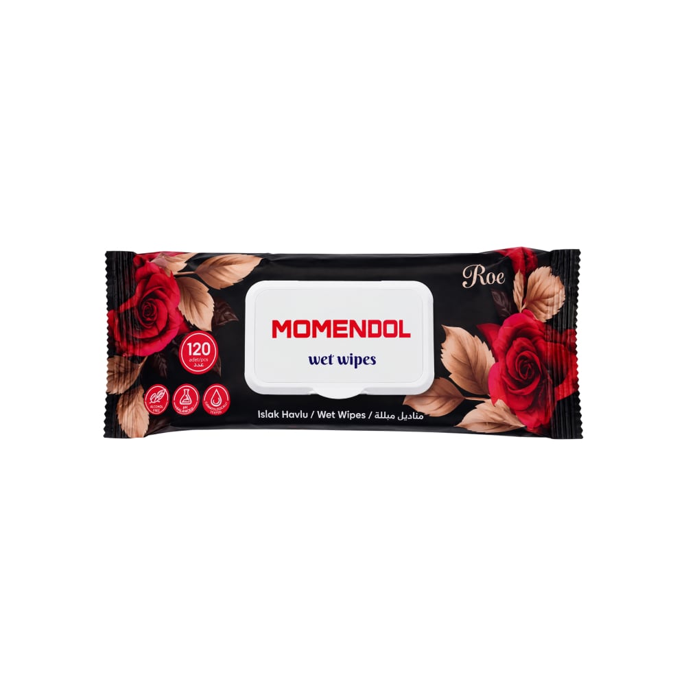Toallitas húmedas para bebes sin alcohol Momendol (120 U) - Imagen 1