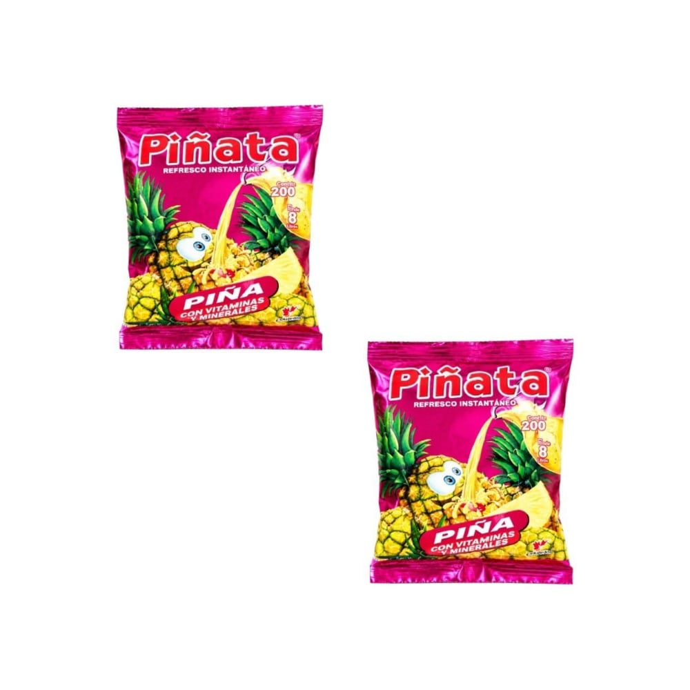 Refresco instantáneo sabor piña Piñata (2 x 200 g / 7.05 oz) - Imagen 1
