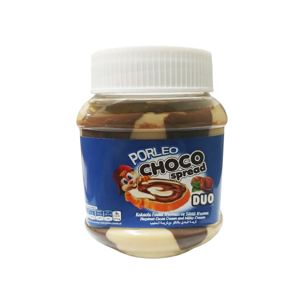 Crema de avellanas con cacao y leche Porleo (350 g / 12.3 oz) - Imagen 1