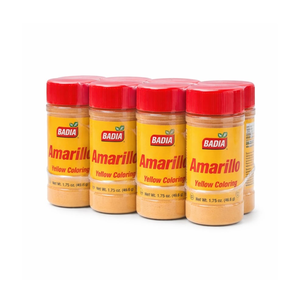 Colorante amarillo Badia (8 x 49.6 g / 1.75 oz) - Imagen 1