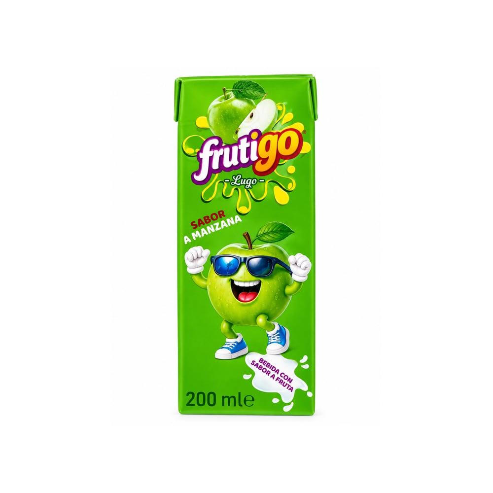 Jugo sabor a manzana Frutigo (200 ml / 6.76 fl oz) - Imagen 1