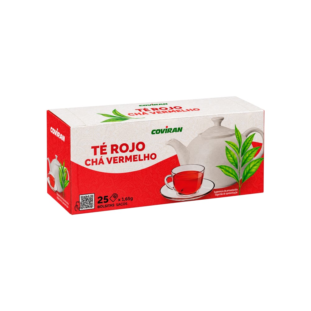 Té rojo Coviran (41.25 g / 1.45 oz) - Imagen 1