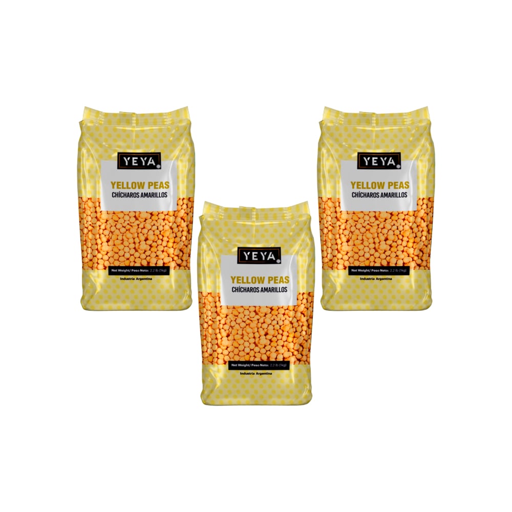 Chícharos amarillos Yeya (3 x 1 kg / 2.2 lb) - Imagen 1