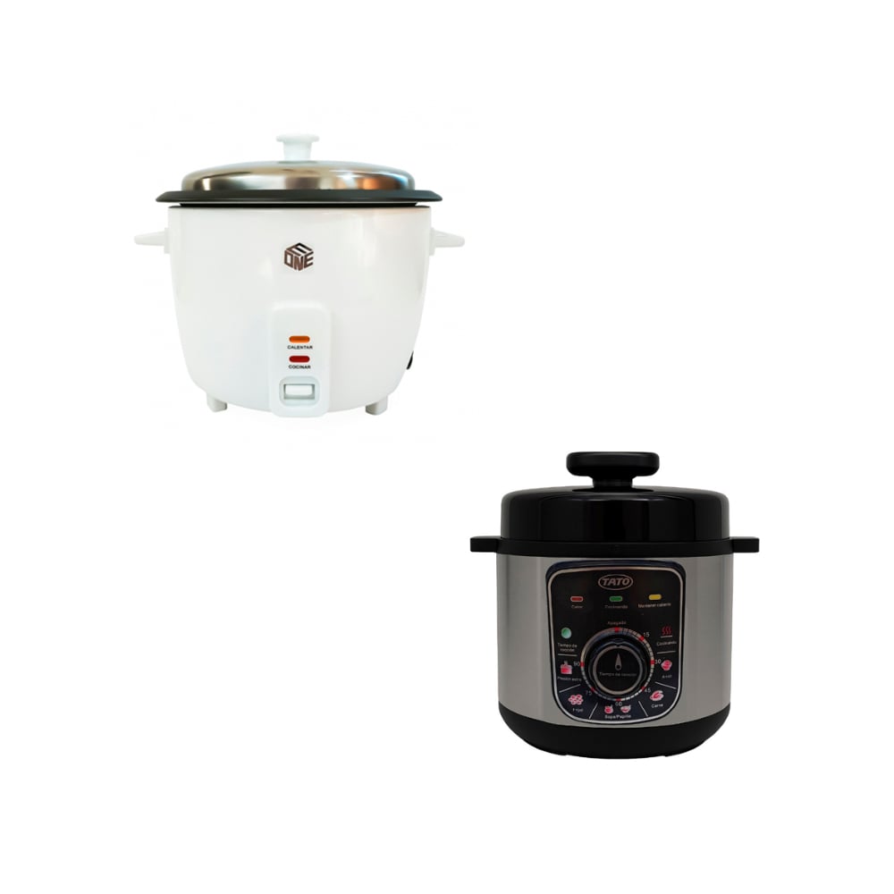 Olla reina a presión eléctrica de 5 L Tato VRC-50 + Olla arrocera eléctrica de 1.5L Eone DR-15L - Imagen 1