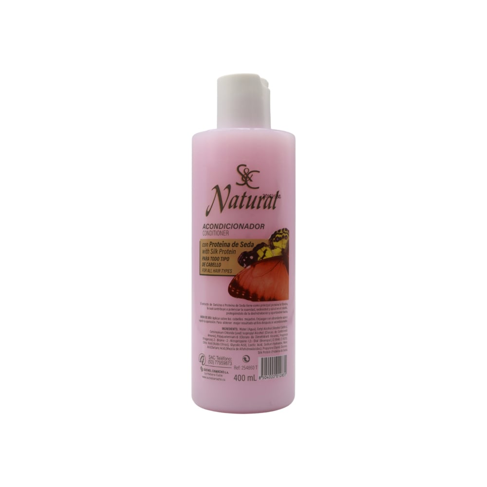 Acondicionador con proteína de seda Natural Suchel Camacho (400 ml) - Imagen 1