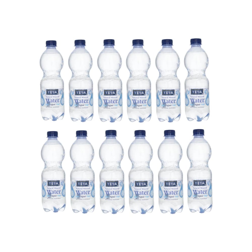 Agua mineral natural YEYA (12 x 500 ml) - Imagen 1