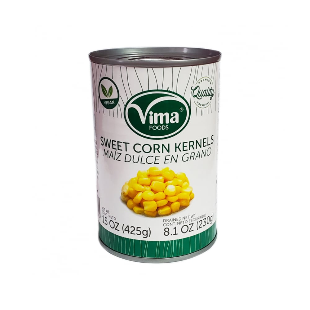 Maiz dulce en grano Vima Foods (425 g / 15 oz) - Imagen 1
