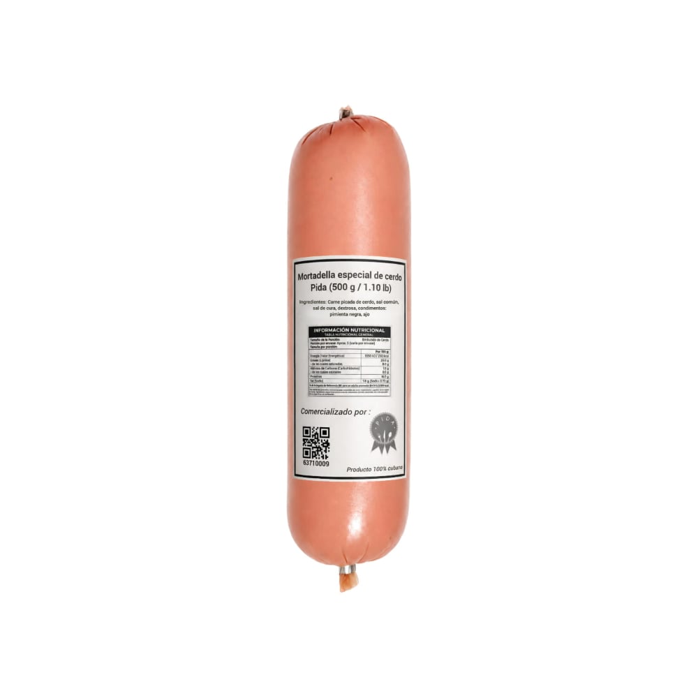 Mortadella especial de cerdo Pida (500 g / 1.10 lb) - Imagen 1