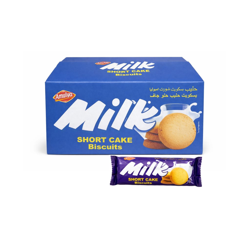 Galletas de mantequilla con leche Amulya (24 x 55 g / 1.94 oz) - Imagen 1