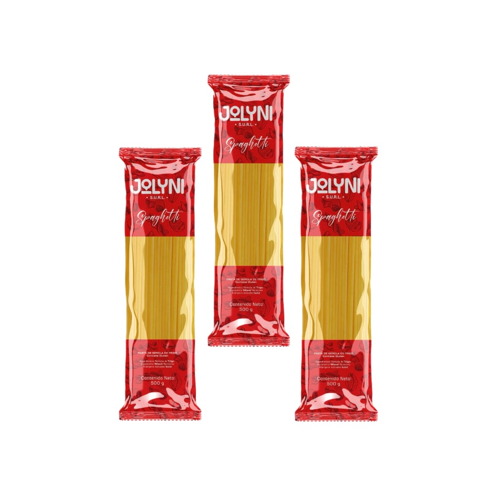 Spaghetti Jolyni (3 X 500 g / 17.63 oz) - Imagen 1