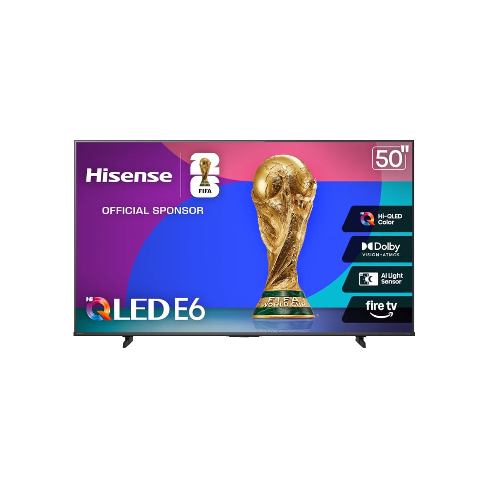 Televisor inteligente Hisense Fire TV QLED 4K UHD de 50" 50E6QF - Imagen 1