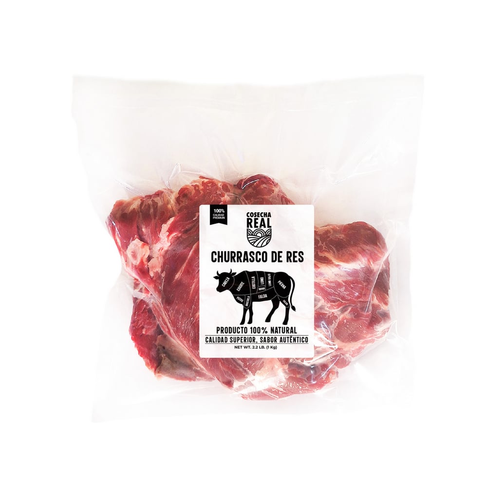 Churrasco de res Cosecha Real (1 kg / 2.2 lb) - Imagen 1