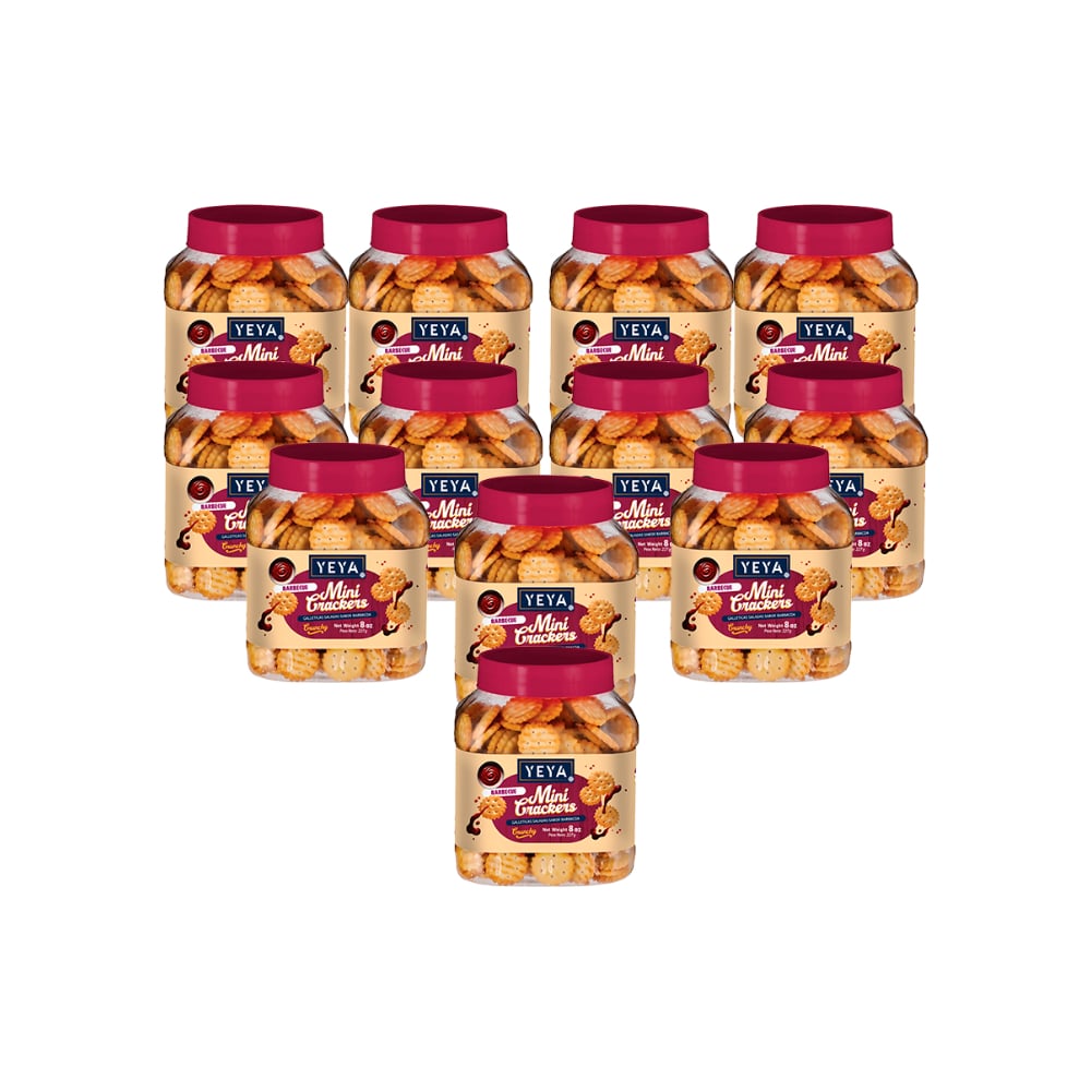Galleticas saladas sabor barbacoa YEYA (12 x  227 g ) - Imagen 1