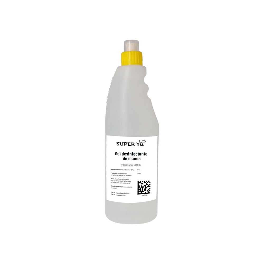 Gel desinfectante de manos Super Yu (700 ml) - Imagen 1
