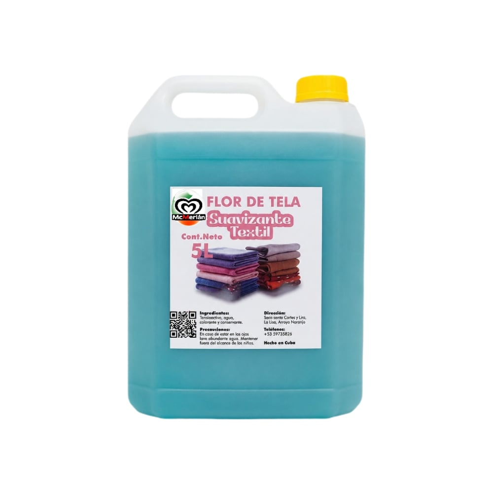 Suavizante textil Flor de Tela McMerlán (5 L) - Imagen 1