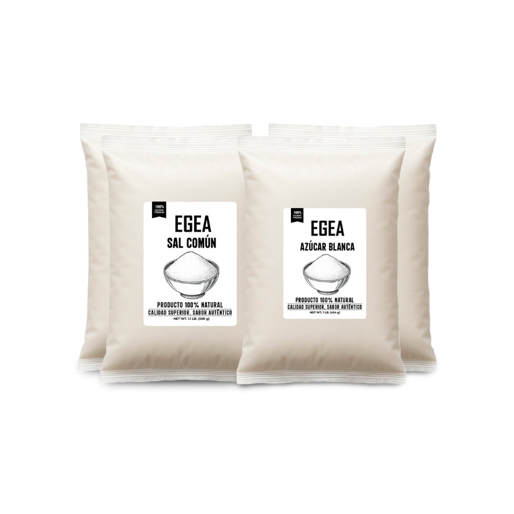 Combo dulce y salado EGEA #1: Sal común + Azúcar blanca - Imagen 1