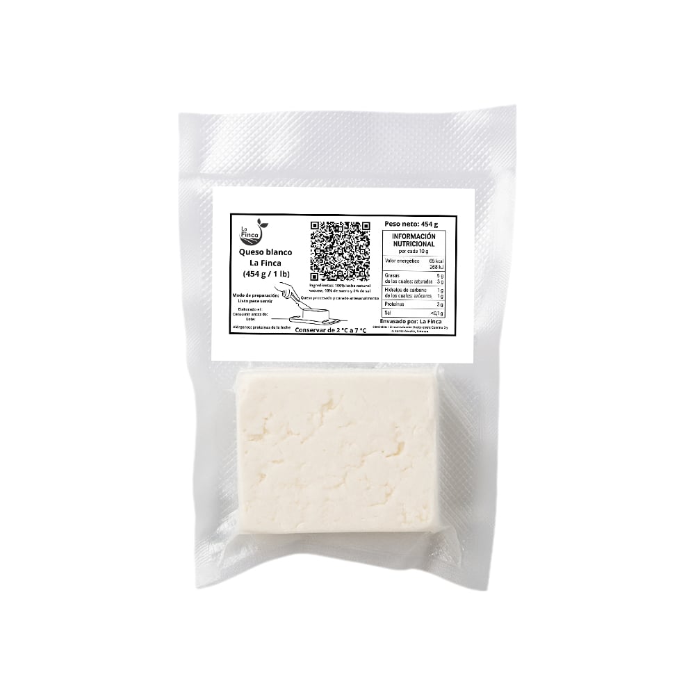 Queso blanco La Finca (454 g / 1 lb) - Imagen 1