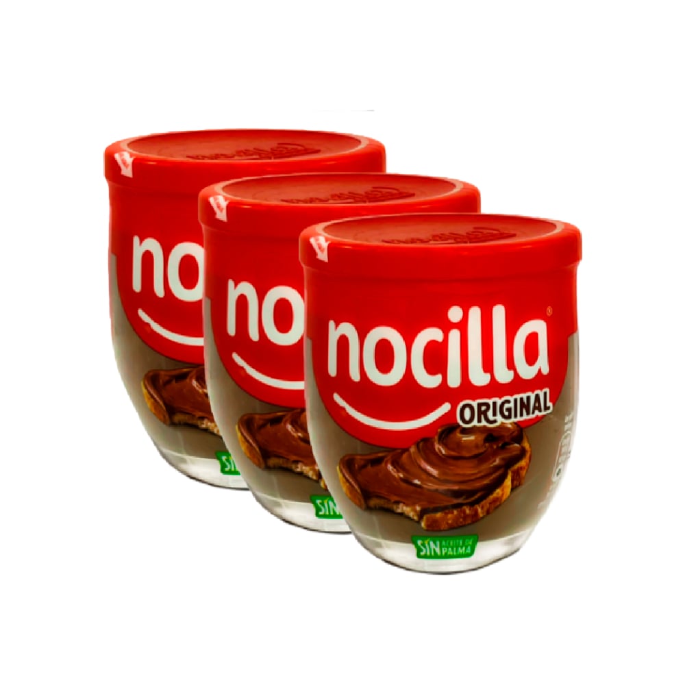 Crema de cacao con avellanas Nocilla (3 x 180 g / 6.34 oz) - Imagen 1