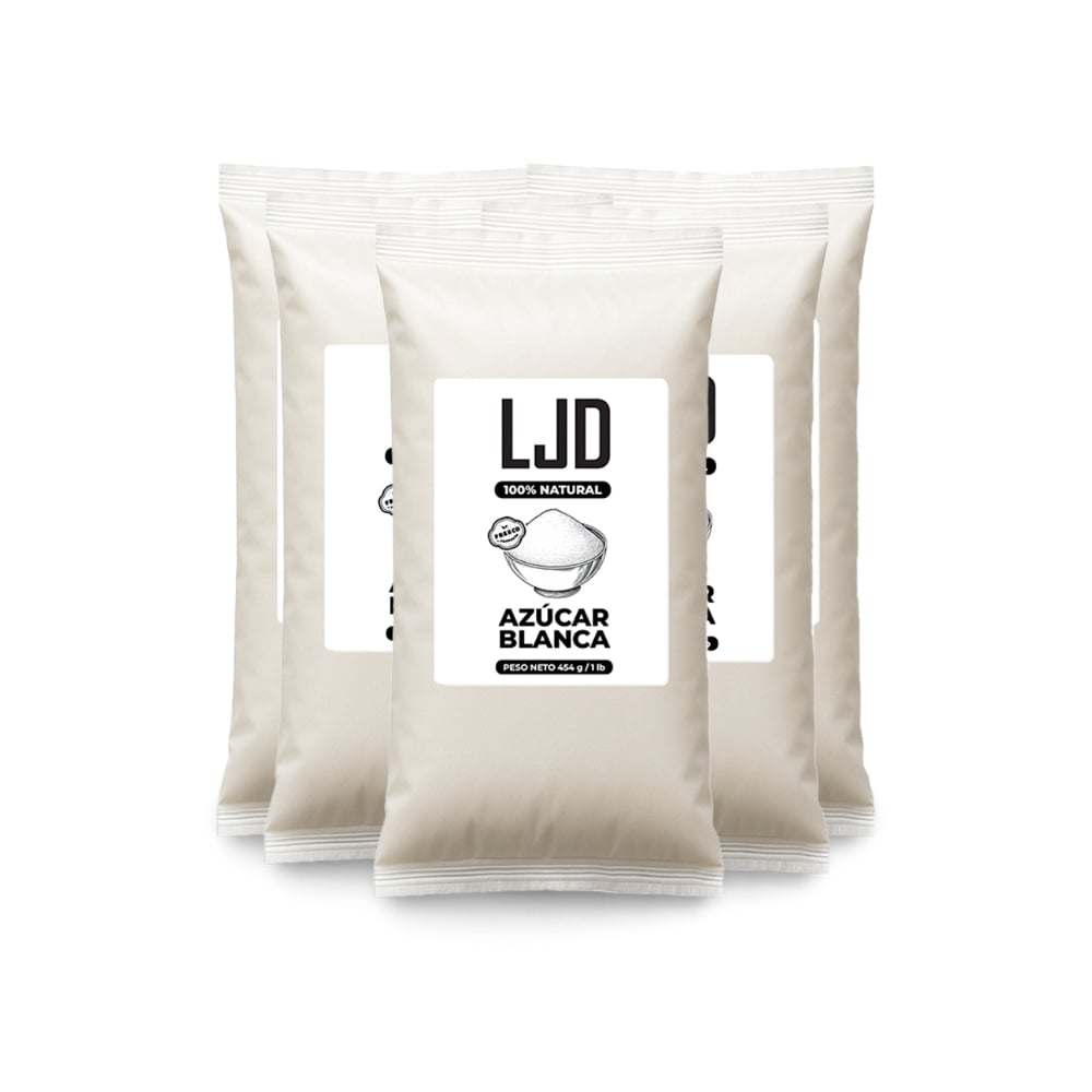 Azúcar blanca LJD (5 x 454 g / 1 lb) - Imagen 1