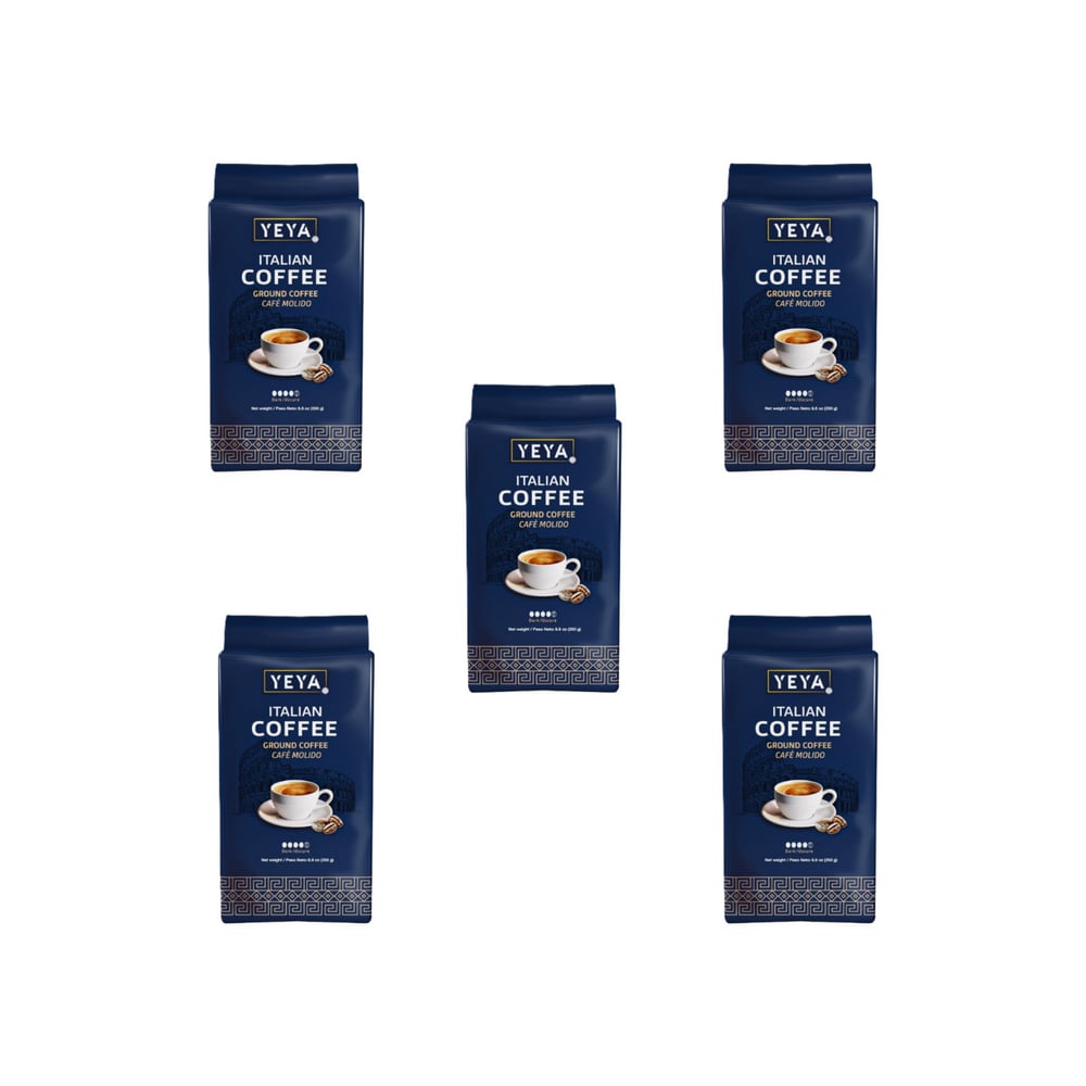Café molido YEYA (5 x 250 g / 8.8 oz) - Imagen 1