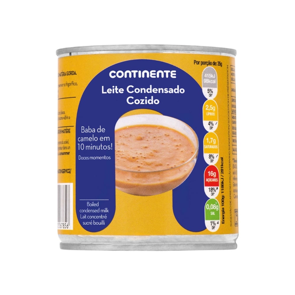 Leche condensada cocida Continente (385 g / 13.58 oz) - Imagen 1