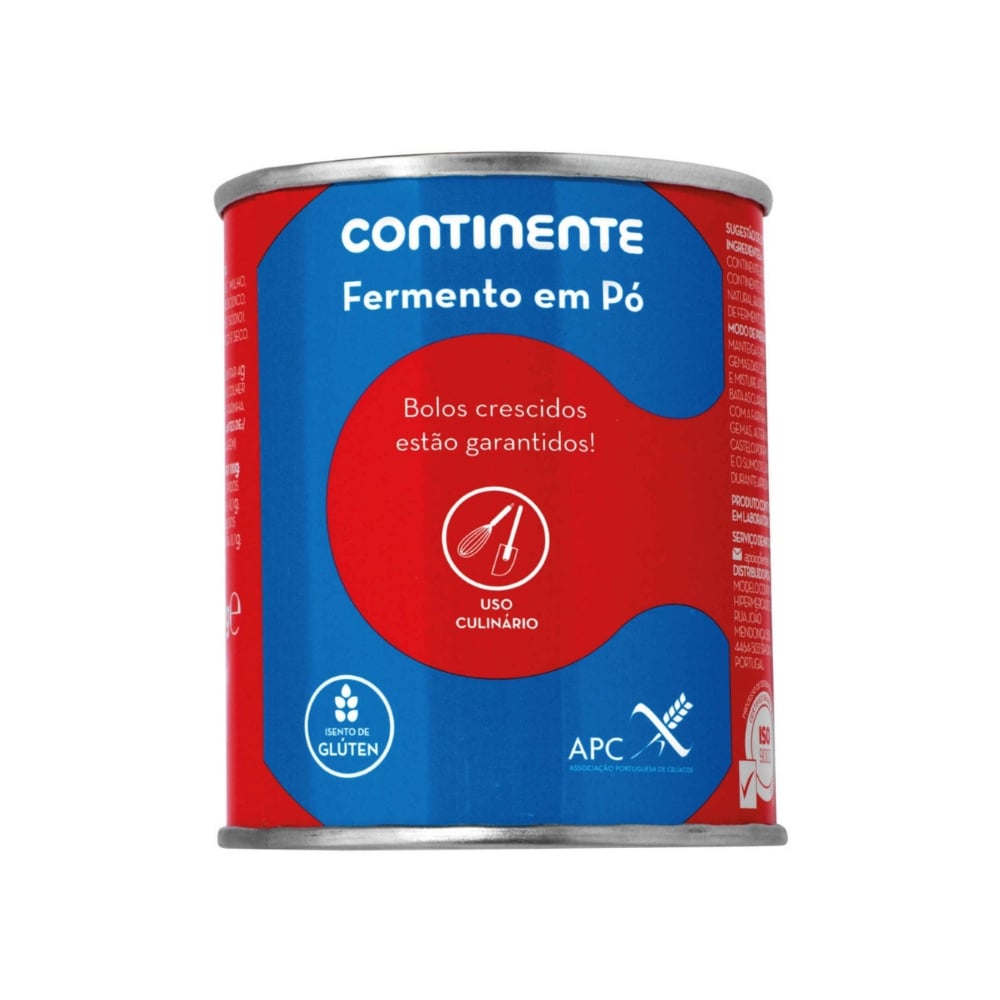 Levadura en polvo sin gluten Continente (150 g / 5.29 oz) - Imagen 1
