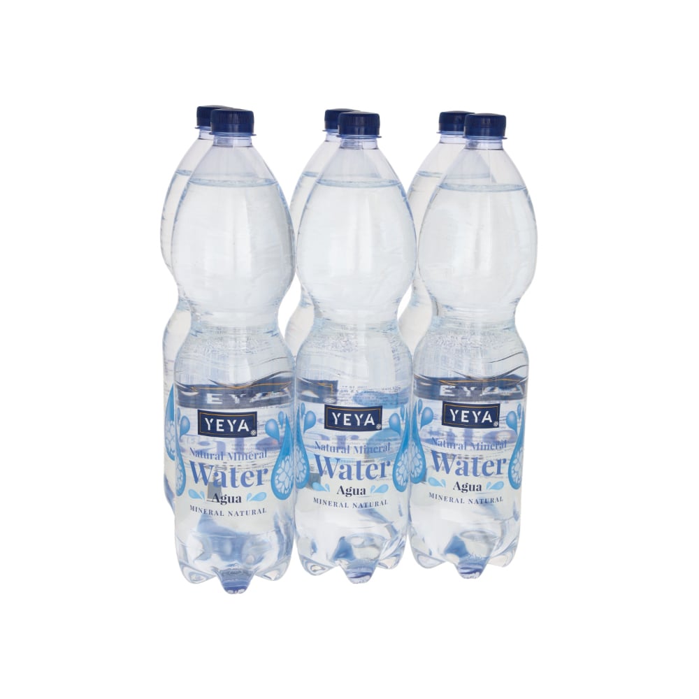 Agua mineral natural YEYA (6 x 1500 ml) - Imagen 1