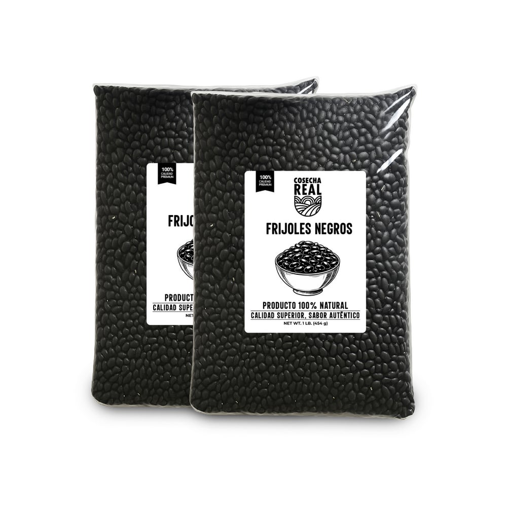 Frijoles negros Cosecha Real (2 x 454 g / 1 lb) - Imagen 1