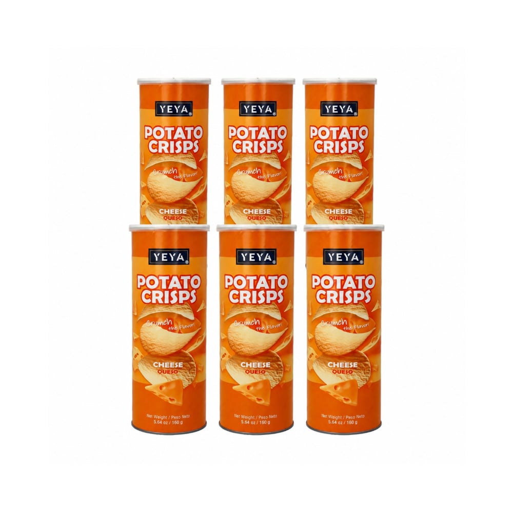 Papas fritas crujientes sabor queso  YEYA (6 X 160 g / 5.64 oz) - Imagen 1