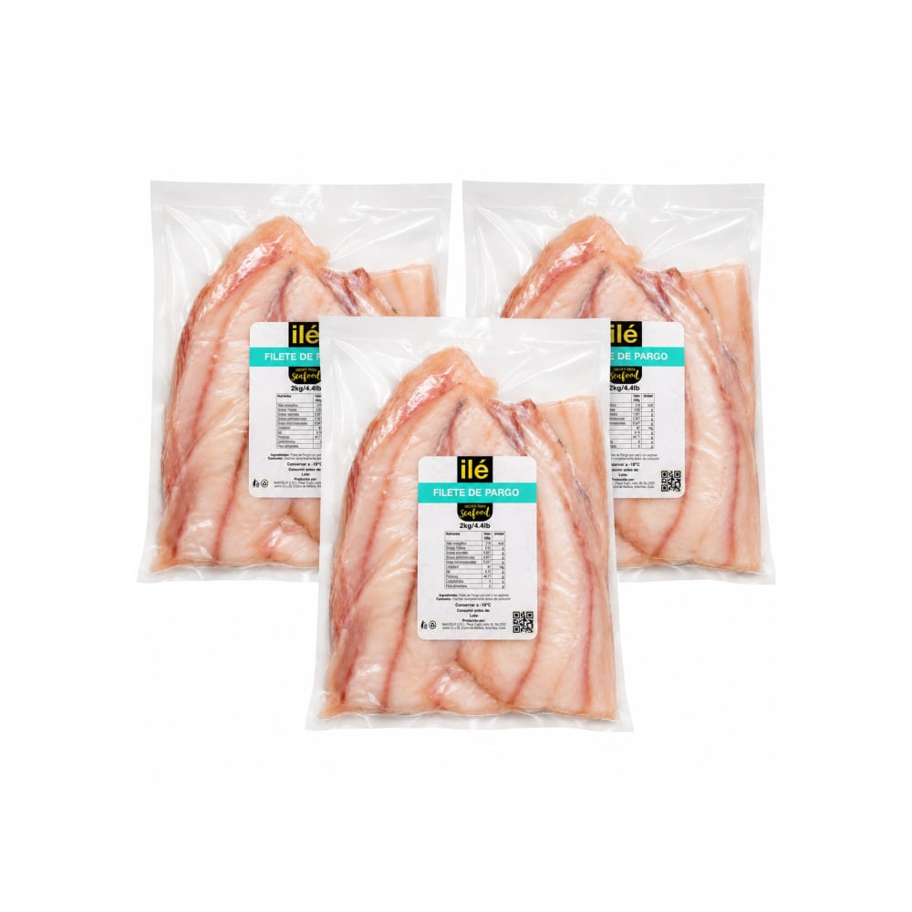 Filete de pescado pargo Ilé (3 x 2 kg / 4.4 lb) - Imagen 1