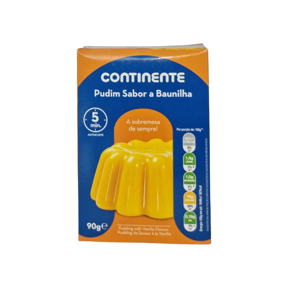Pudín de vainilla Continente (90 g / 3.17 oz) - Imagen 1
