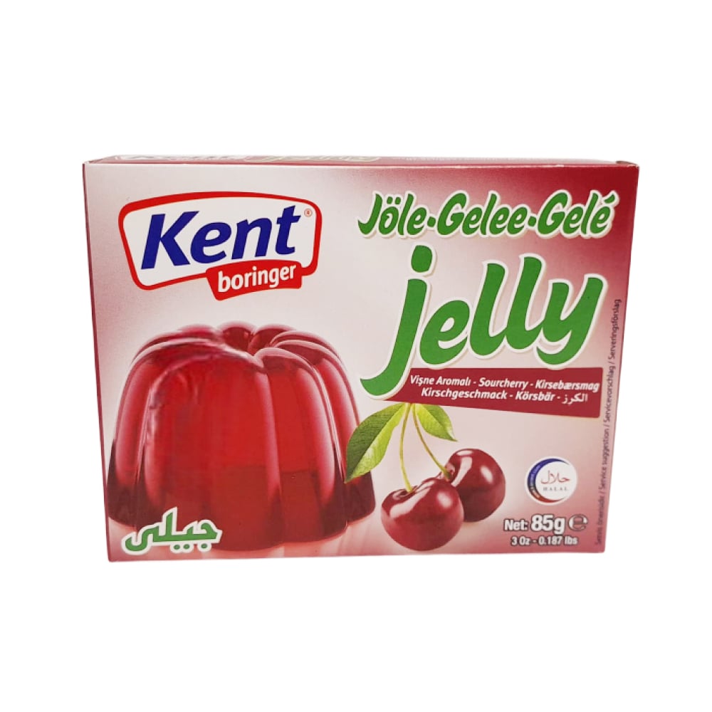 Gelatina sabor a cereza ácida Kent boringer (85 g / 3 oz) - Imagen 1