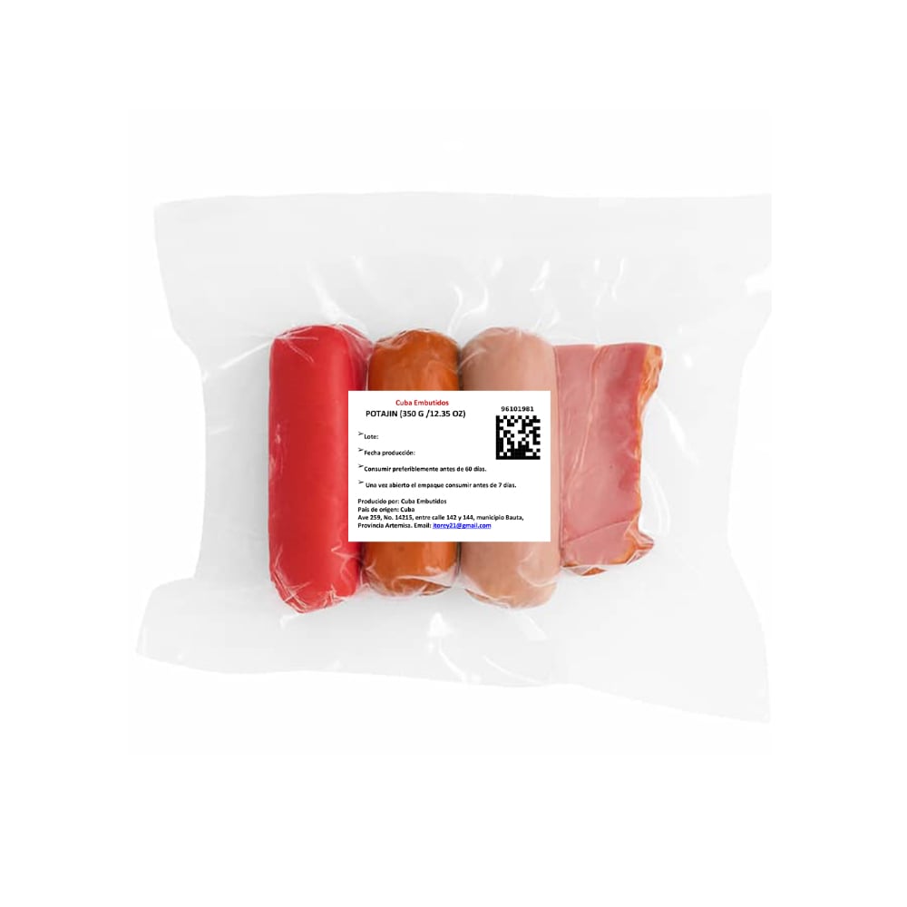 Potajin Cuba Embutidos (350 g / 0.772 lb) - Imagen 1
