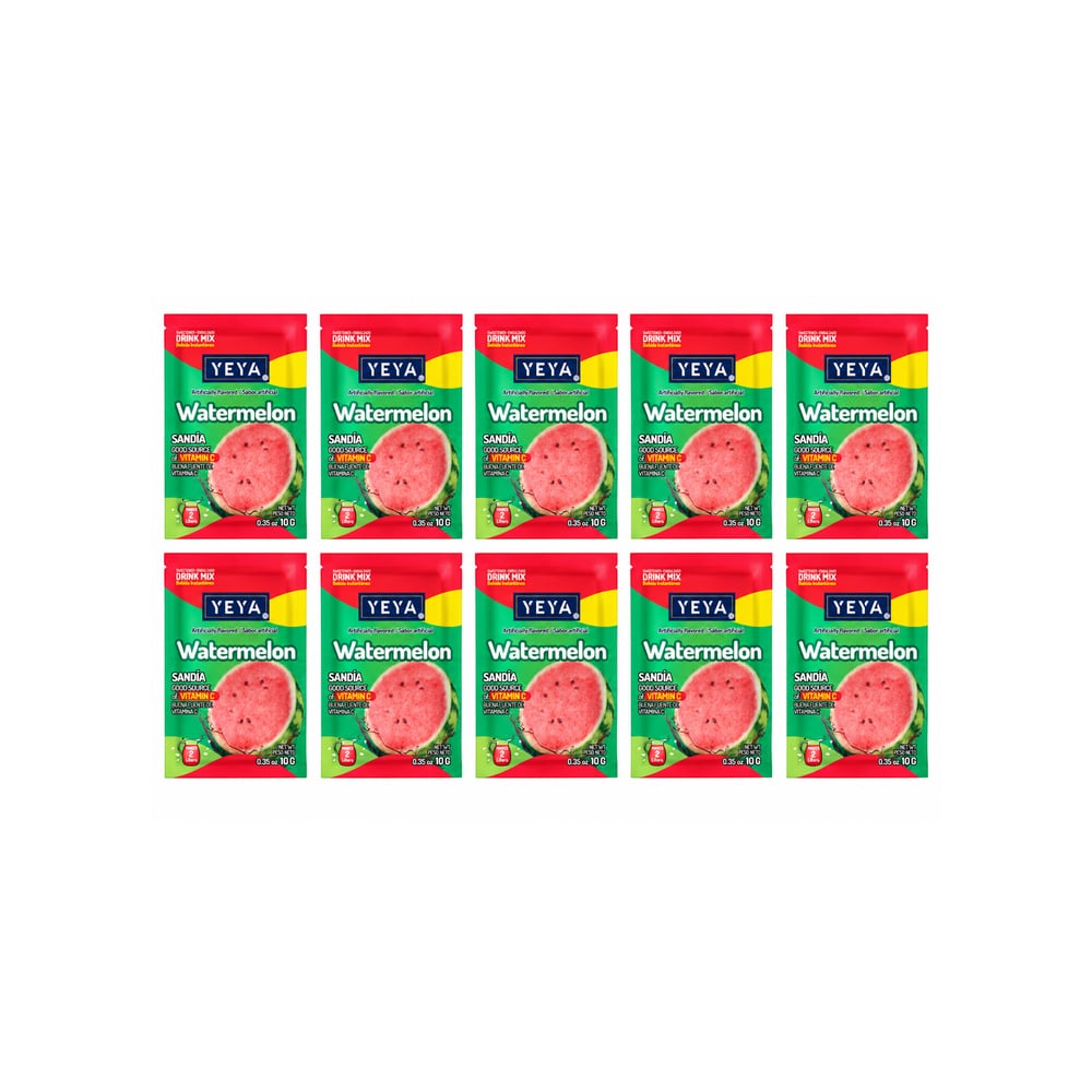 Refresco instantáneo sabor melón YEYA (10 x 10 g / 0.35 oz) - Imagen 1