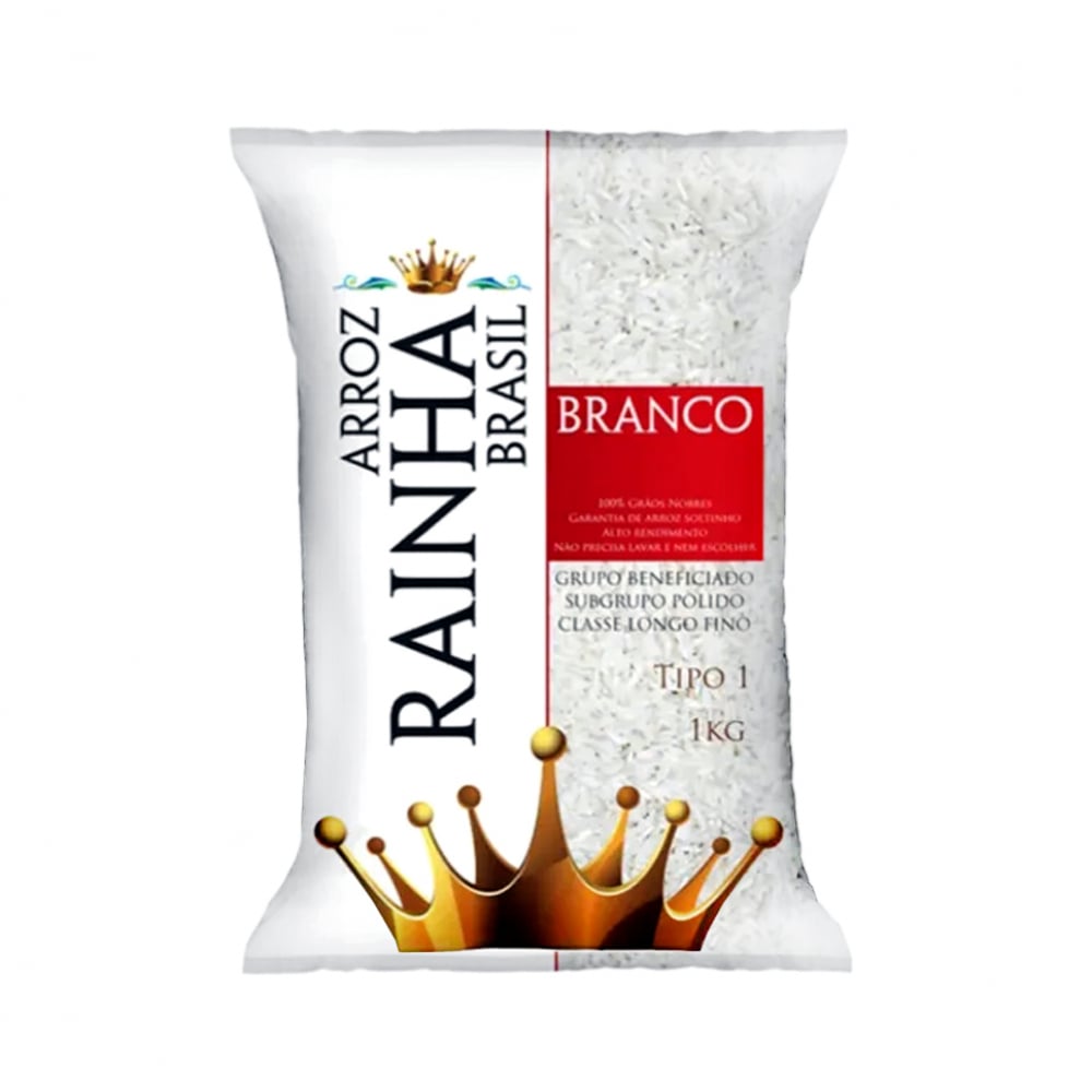 Arroz blanco tipo 1 Rainha (1 kg / 2.2 lb) - Imagen 1