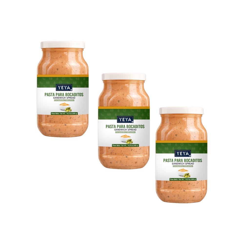 Pasta para bocaditos YEYA (3 x 420 g / 14.8 oz) - Imagen 1
