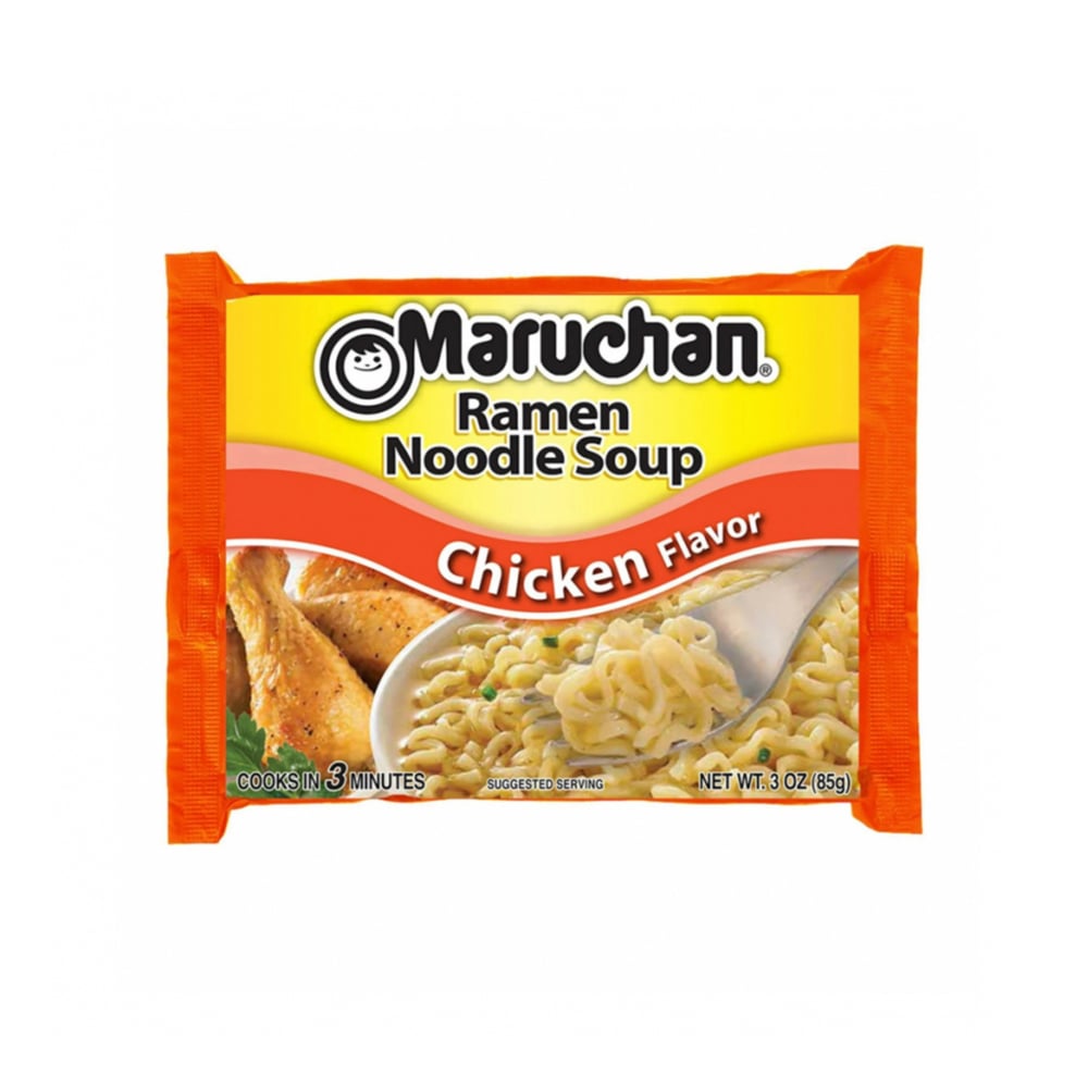 Sopa de fideos sabor a pollo Maruchan (85 g / 3 oz) - Imagen 1