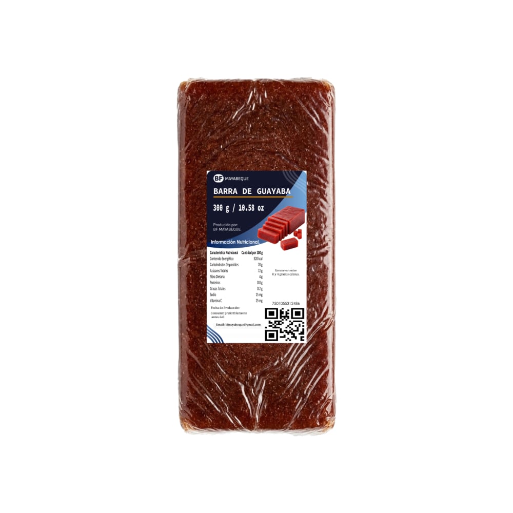 Barra de guayaba BF Mayabeque (300 g / 10.58 oz) - Imagen 1