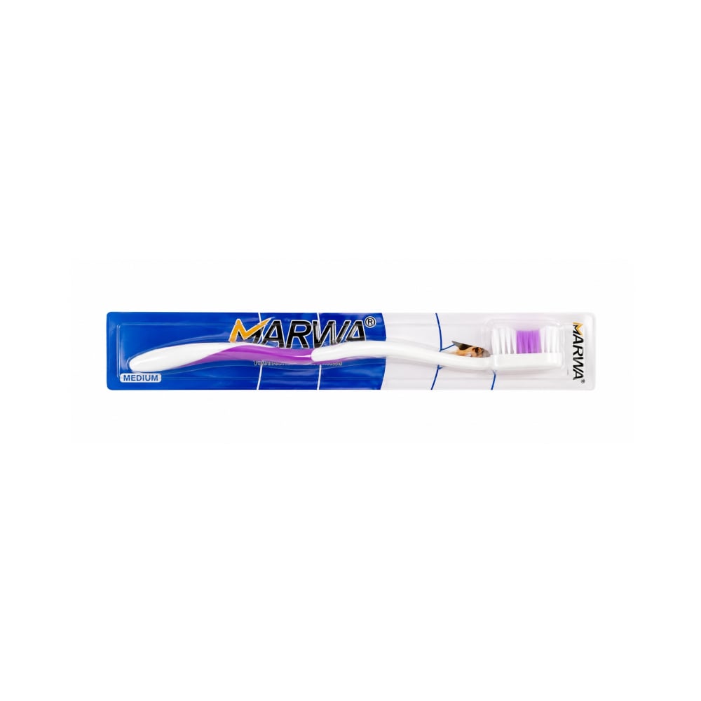 Cepillo de dientes morado Marwa - Imagen 1