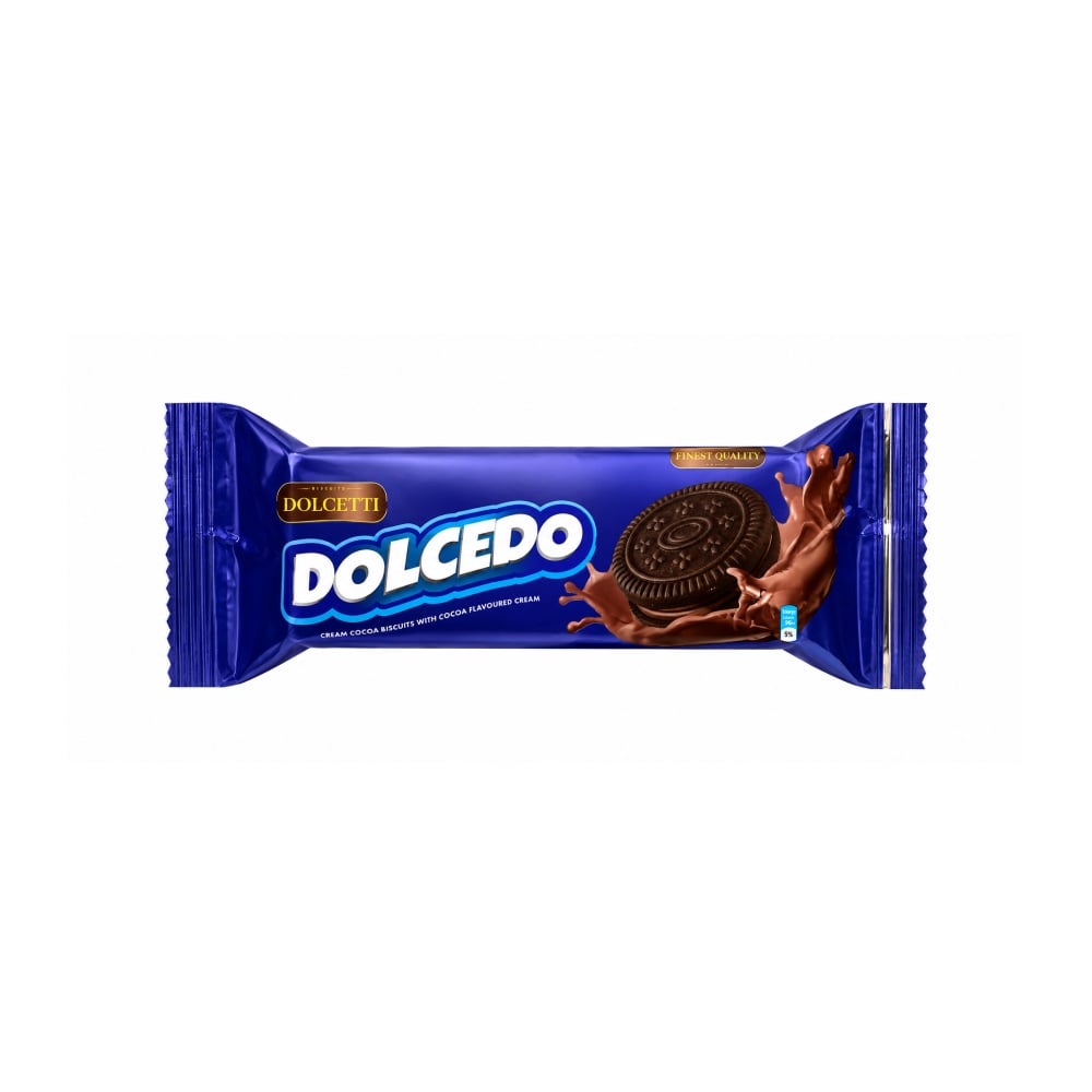 Galleta crujiente de cacao con crema de chocolate Dolcero Dolcetti (56 g / 1.97 oz) - Imagen 1