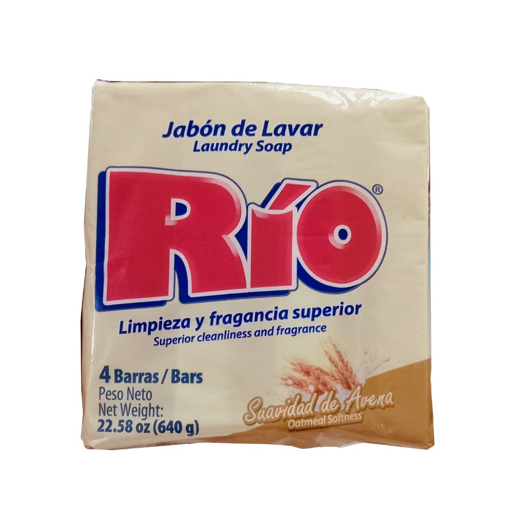 Jabón de lavar Suavidad de Avena Río (640 g / 1.41 lb) - Imagen 1