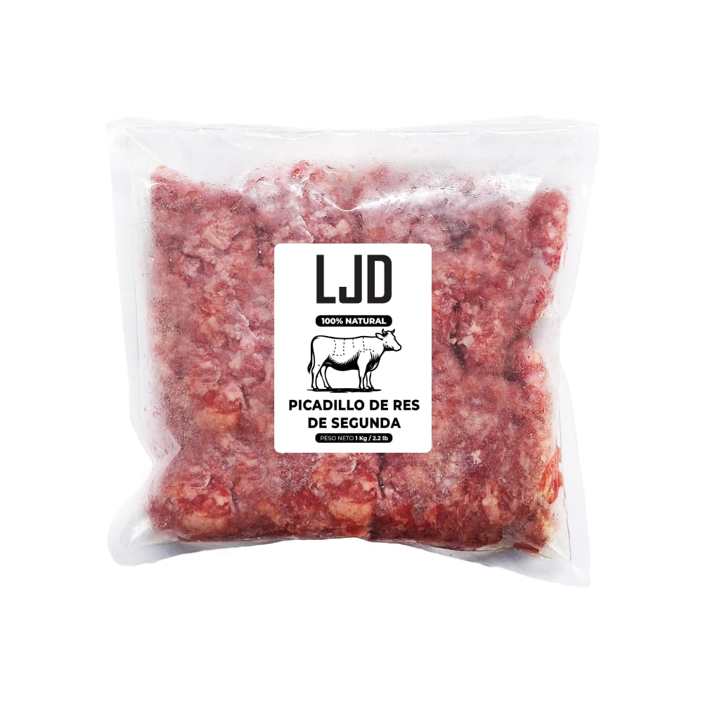 Picadillo de res de segunda LJD (1 kg / 2.2 lb) - Imagen 1